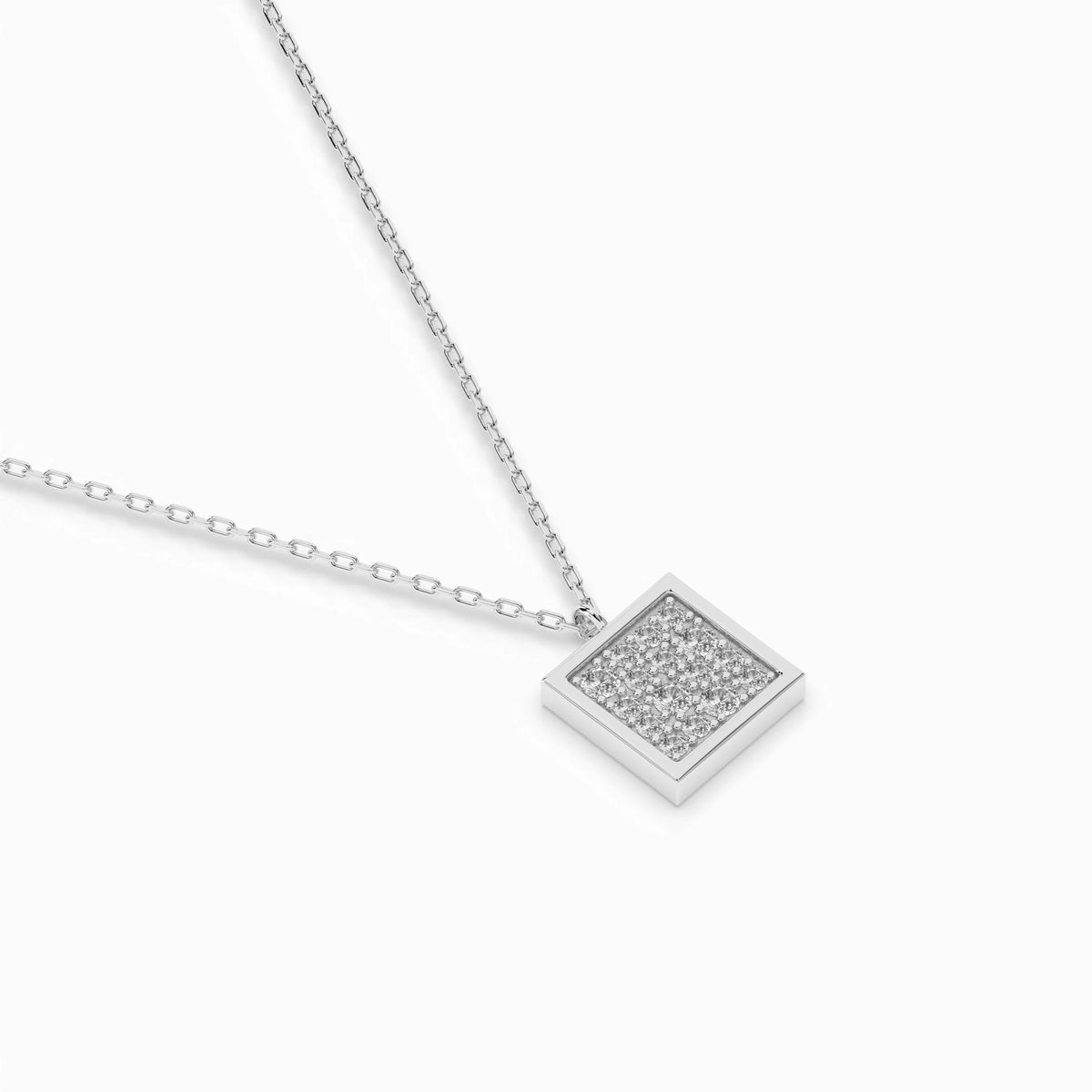 Colier din Aur cu Diamante, Forma Rotund Briliant, 0,13 CT