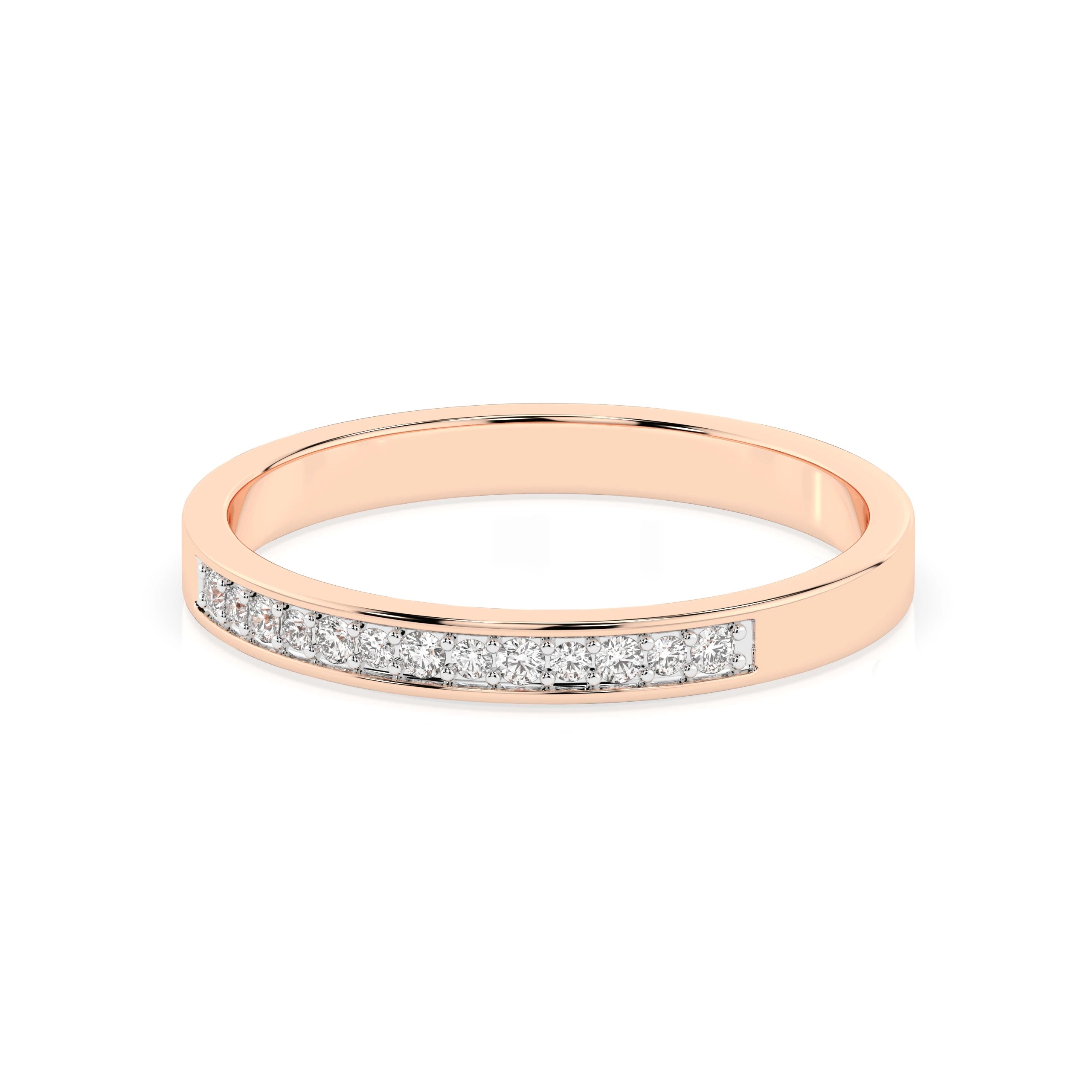 Inel din Aur cu Diamante Rotunde Briliant 0.11 CT