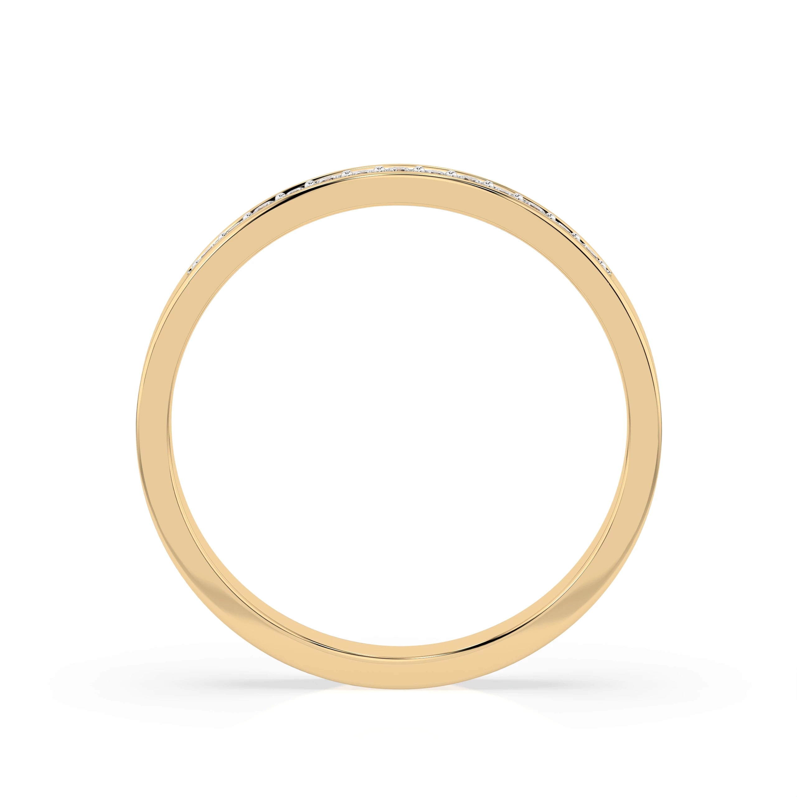 Inel din Aur cu Diamante Rotunde Briliant 0.11 CT