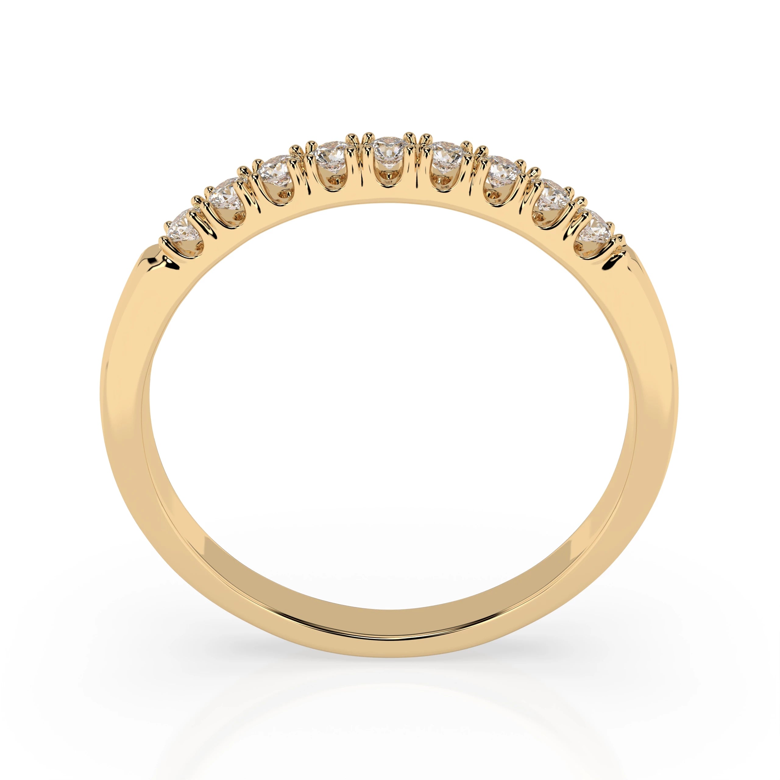 Inel din Aur cu Diamante Rotunde Briliant 0.18 CT
