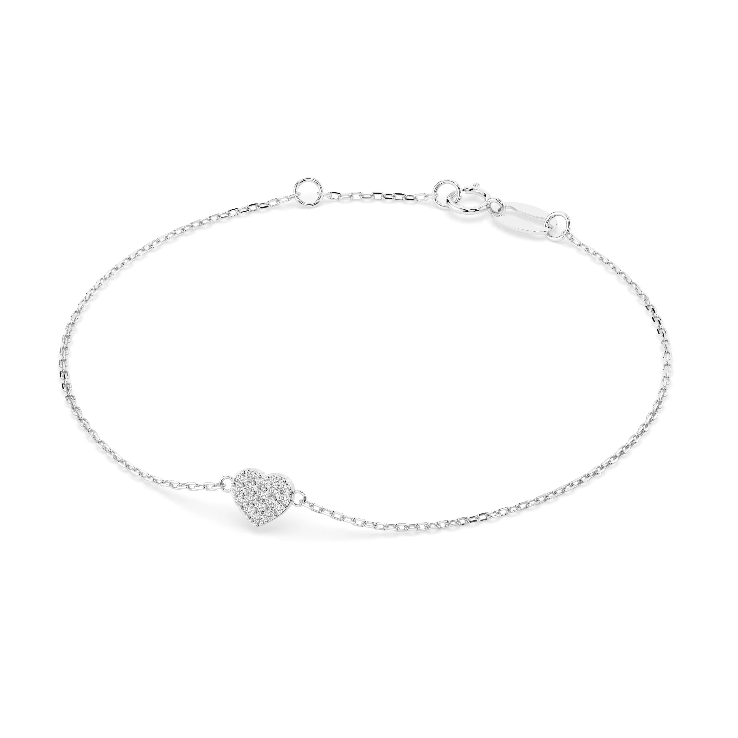 Brățară din Aur cu Diamante Rotunde Briliant 0.09 CT