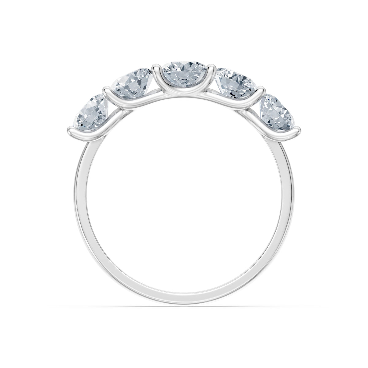 Inel din Aur cu Diamante, Forma Rotund Briliant, 1,75 CT