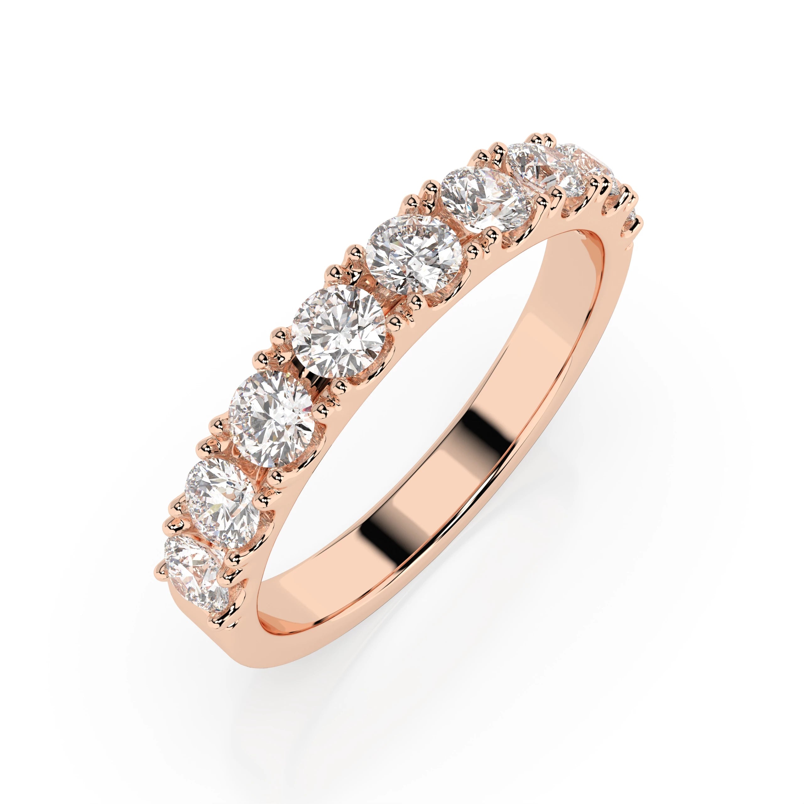 Inel din Aur cu Diamante Rotunde Briliant 0.78 CT