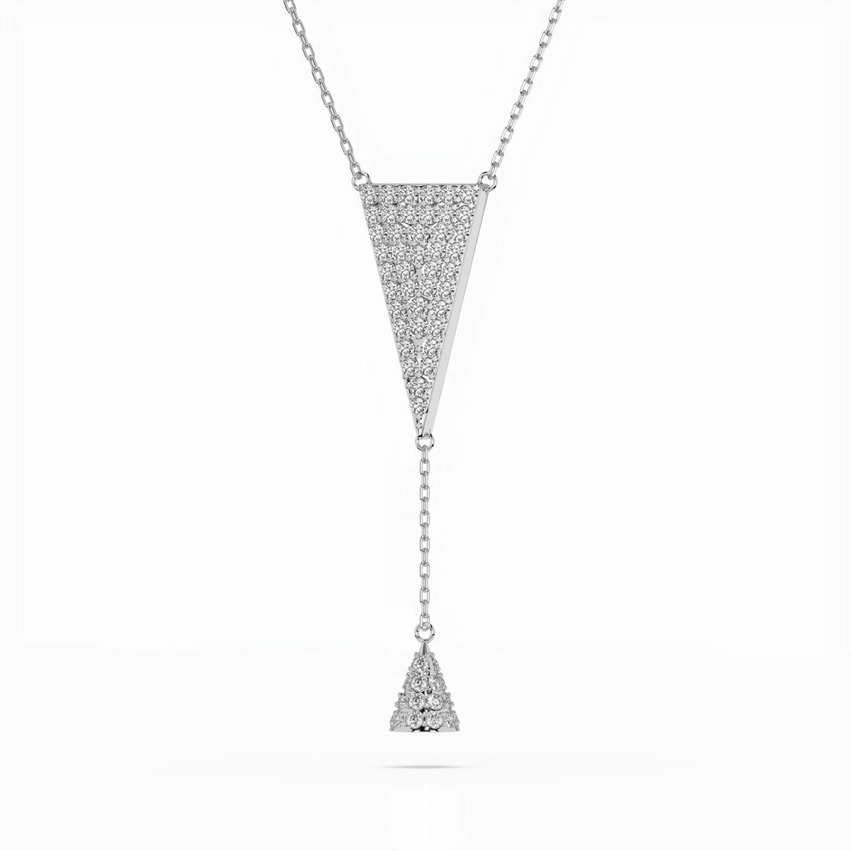Colier din Aur cu Diamante, Forma Rotund Briliant, 0,41 CT