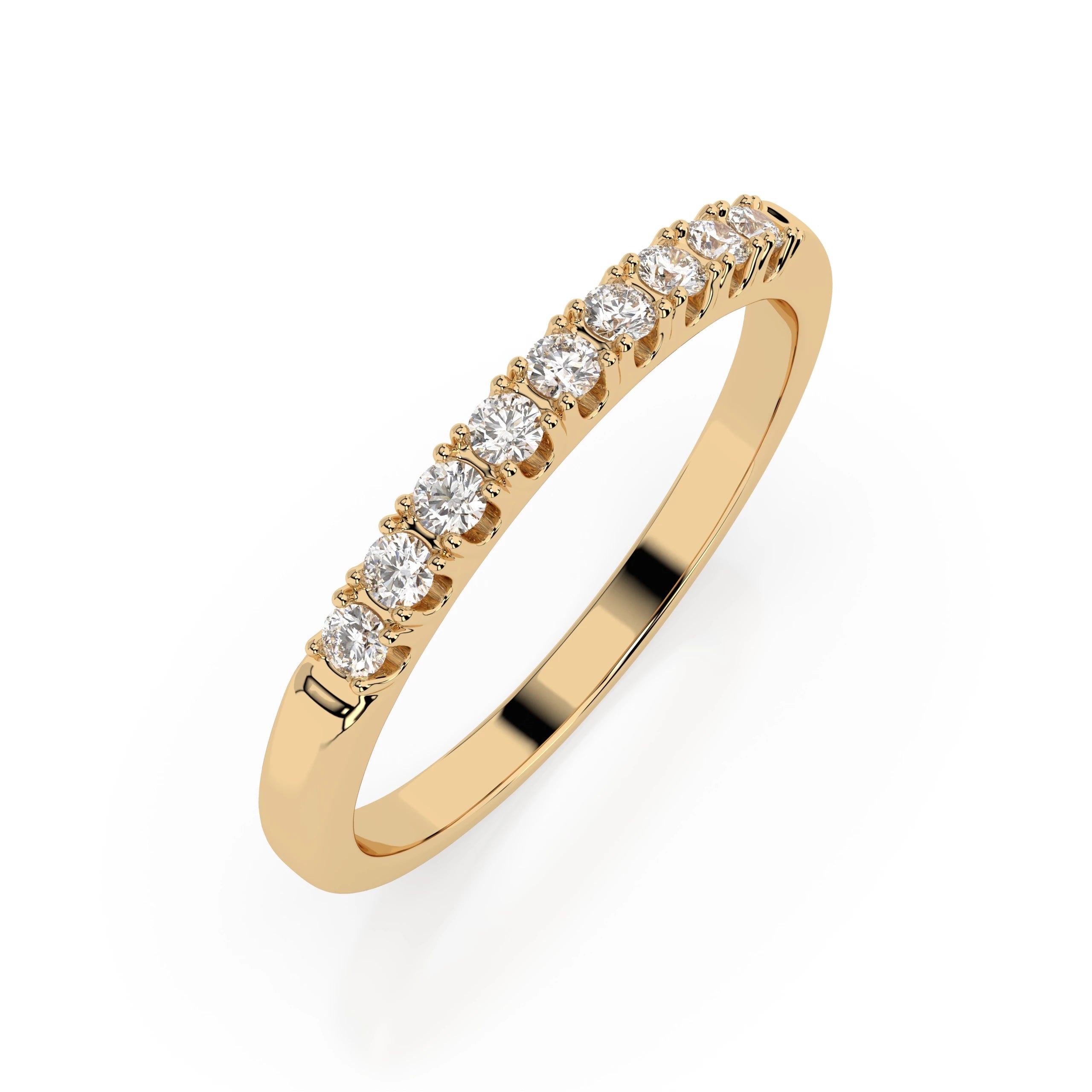 Inel din Aur cu Diamante Rotunde Briliant 0.18 CT
