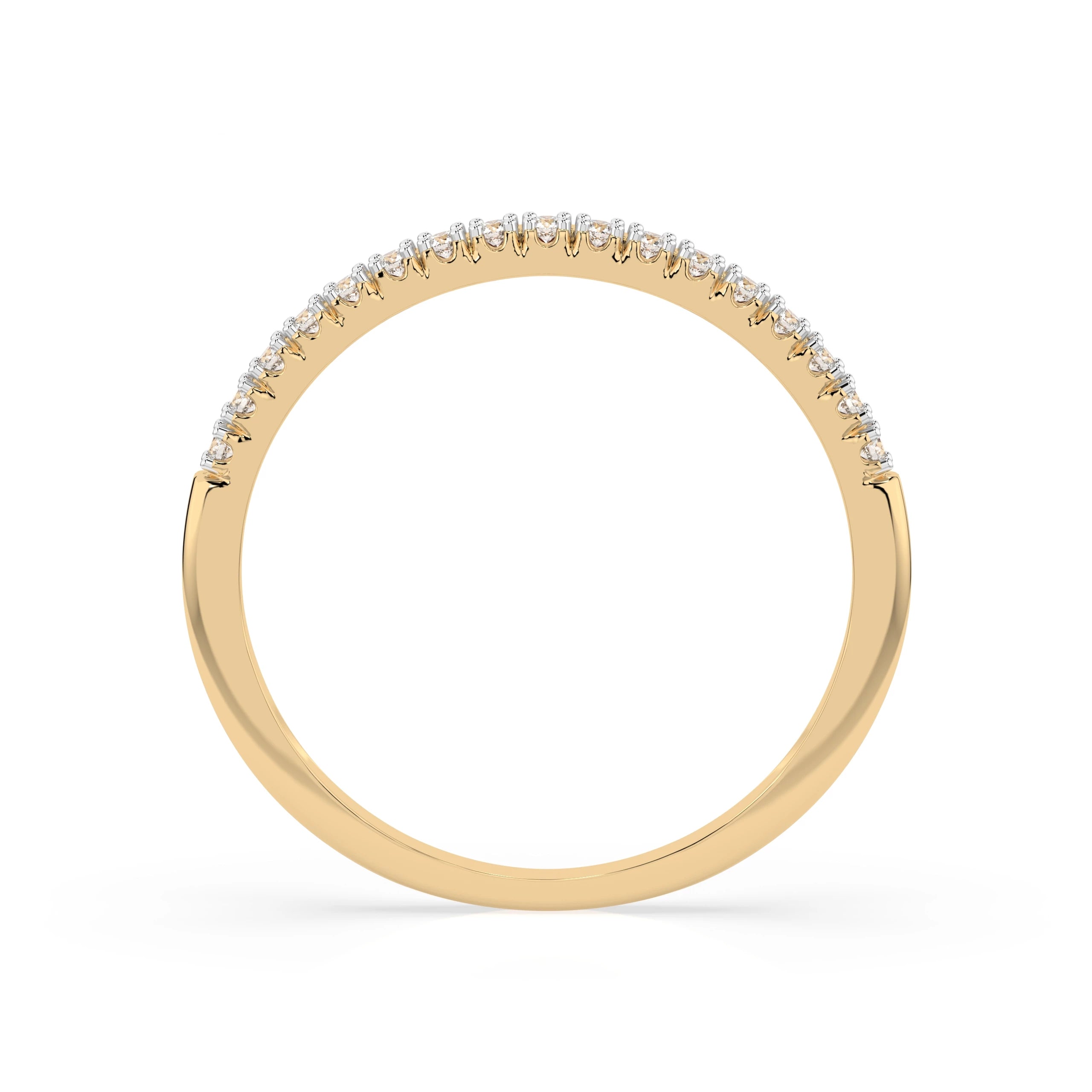 Inel din Aur cu Diamante Rotunde Briliant 0.14 CT