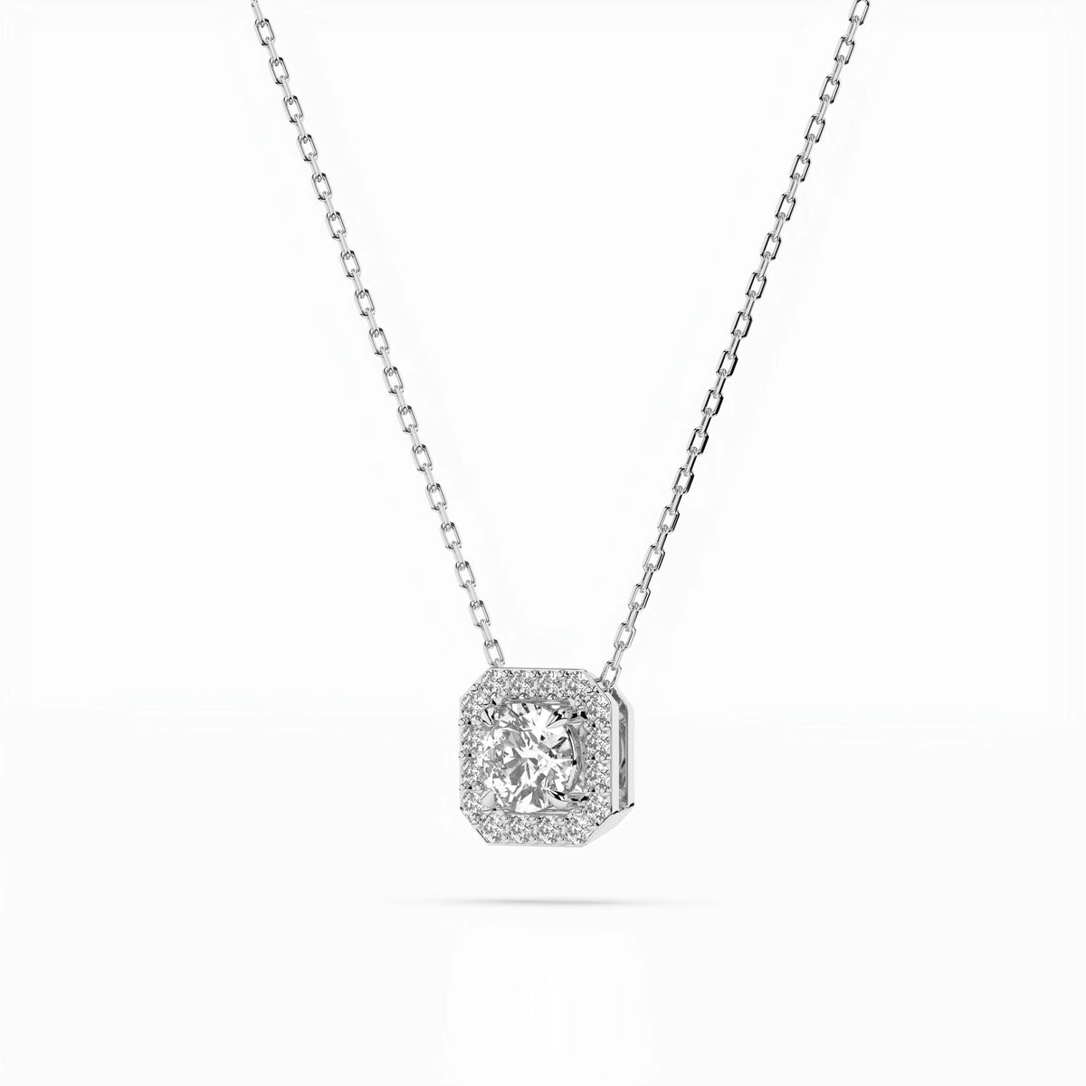 Colier din Aur cu Diamante, Forma Rotund Briliant, 0,30 CT