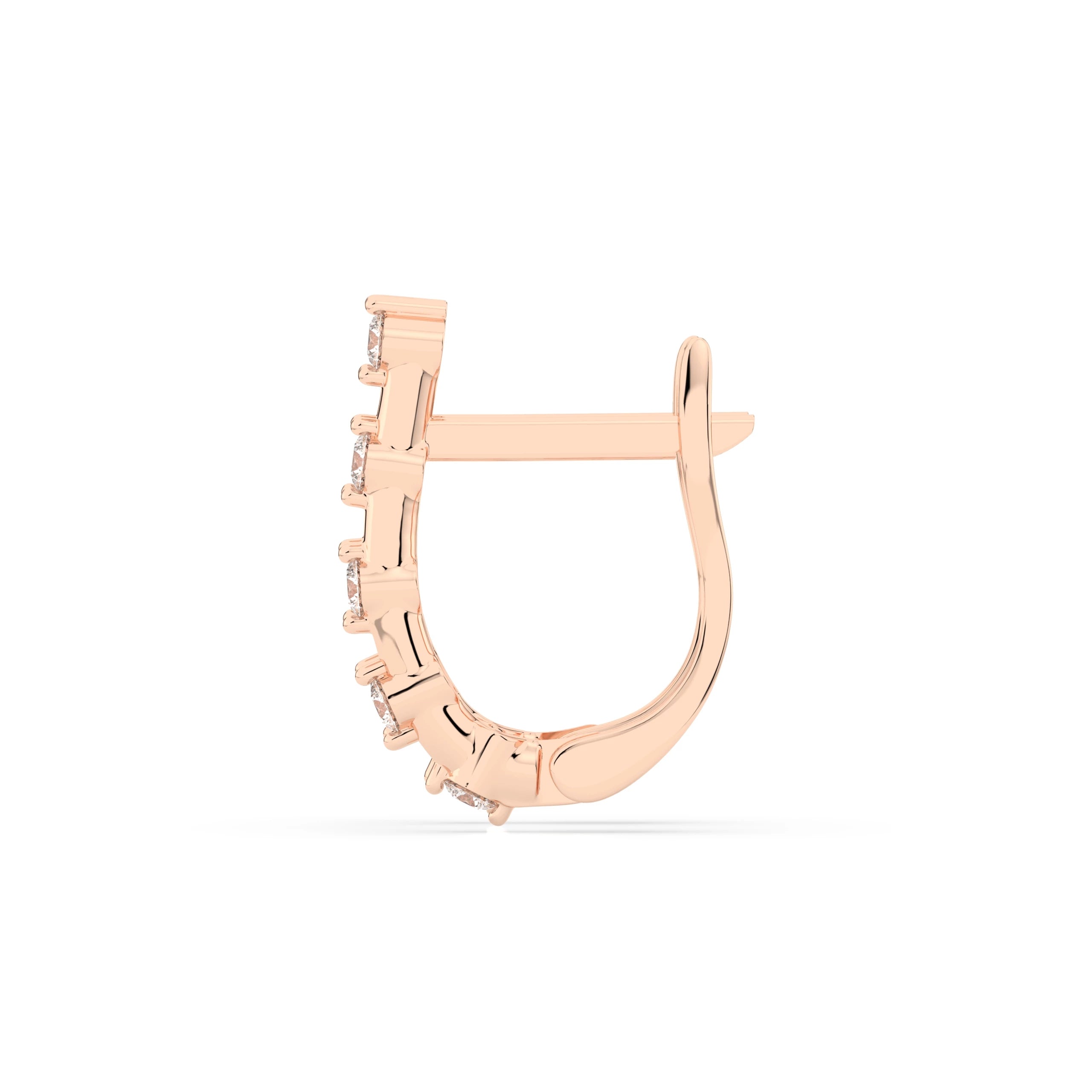 Cercei din Aur cu Diamante Rotunde Briliant 0.20 CT