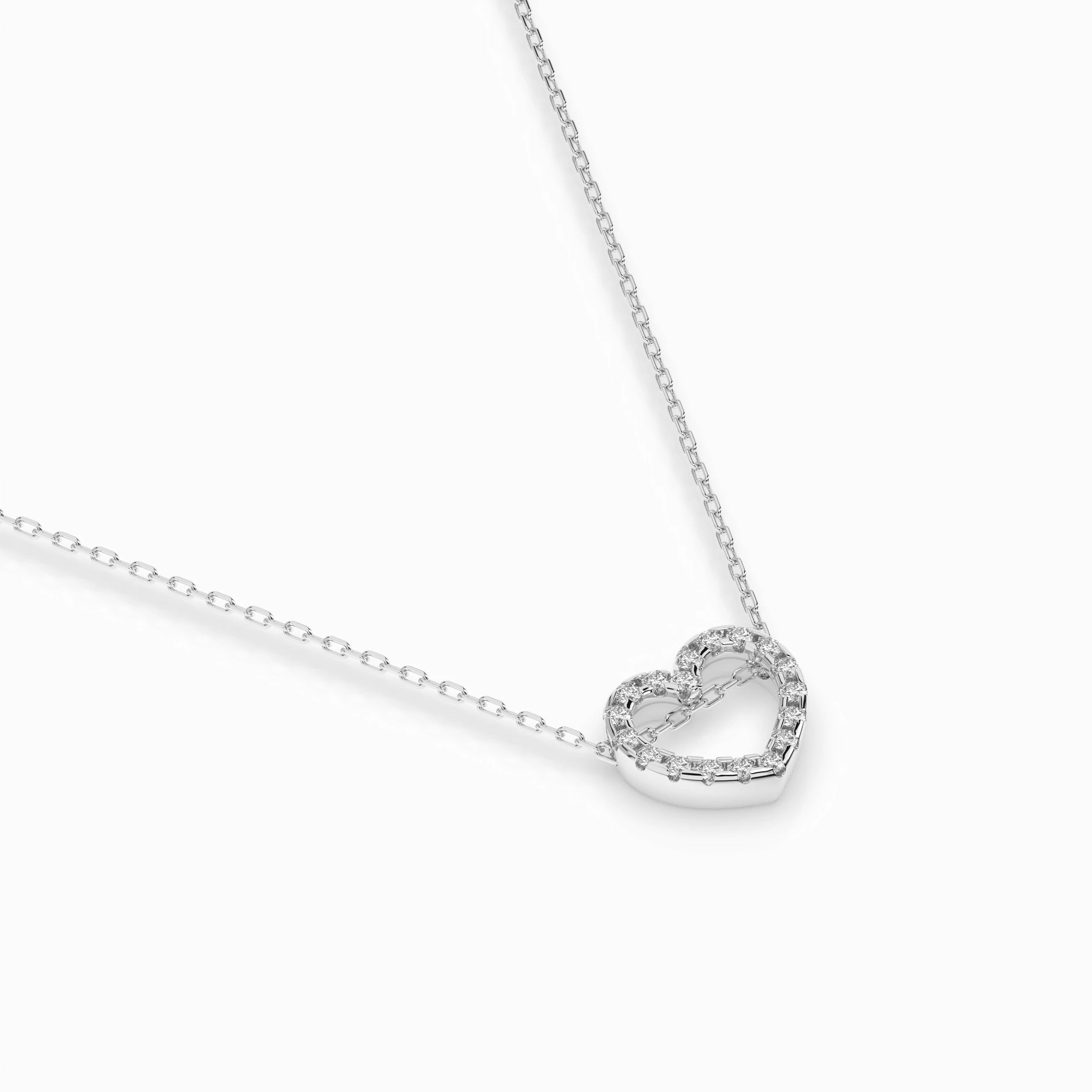 Colier din Aur cu Diamante Rotunde Briliant 0.09 CT