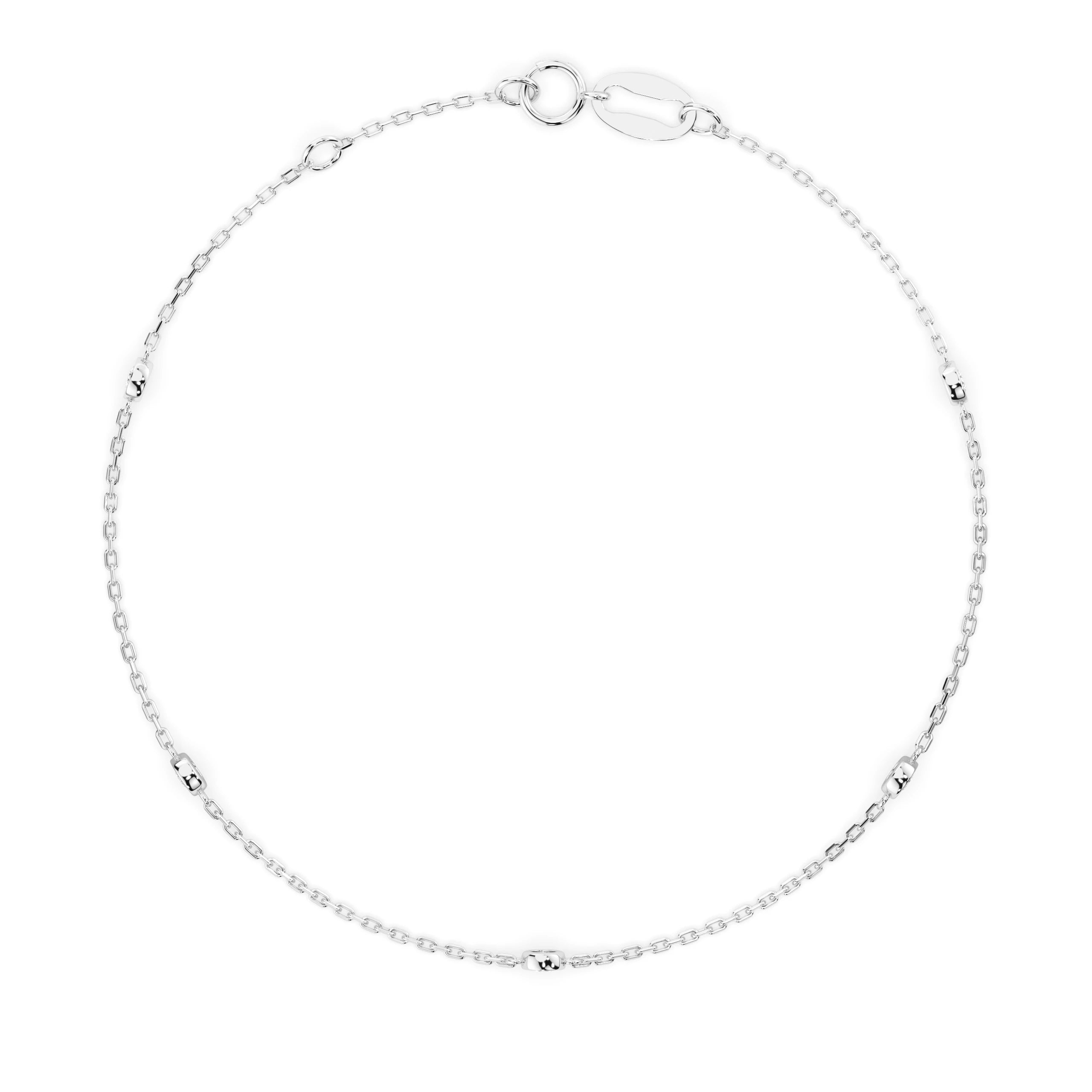 Brățară din Aur cu Diamante Rotunde Briliant 0.14 CT
