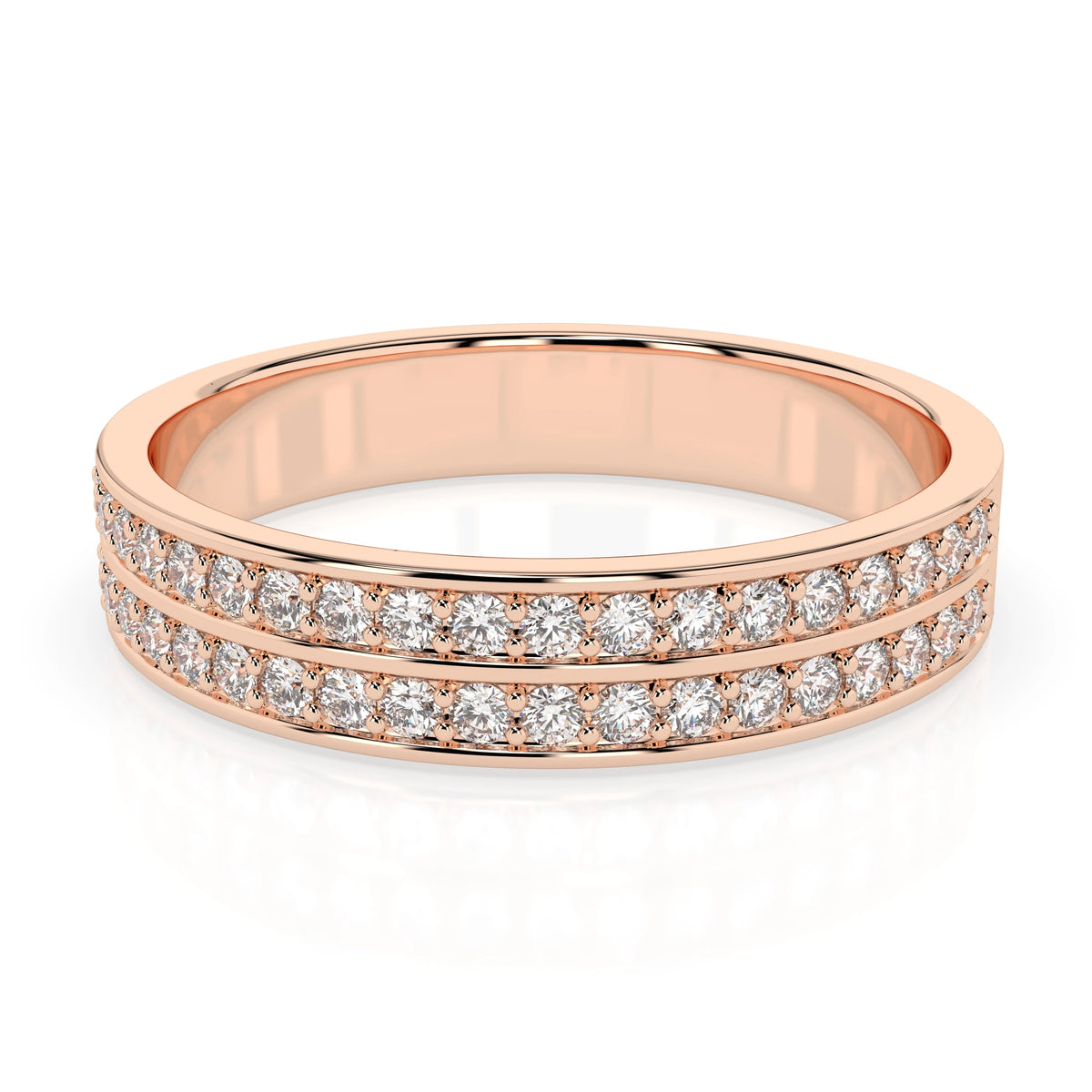 Inel din Aur cu Diamante, Forma Rotund Briliant, 0,37 CT
