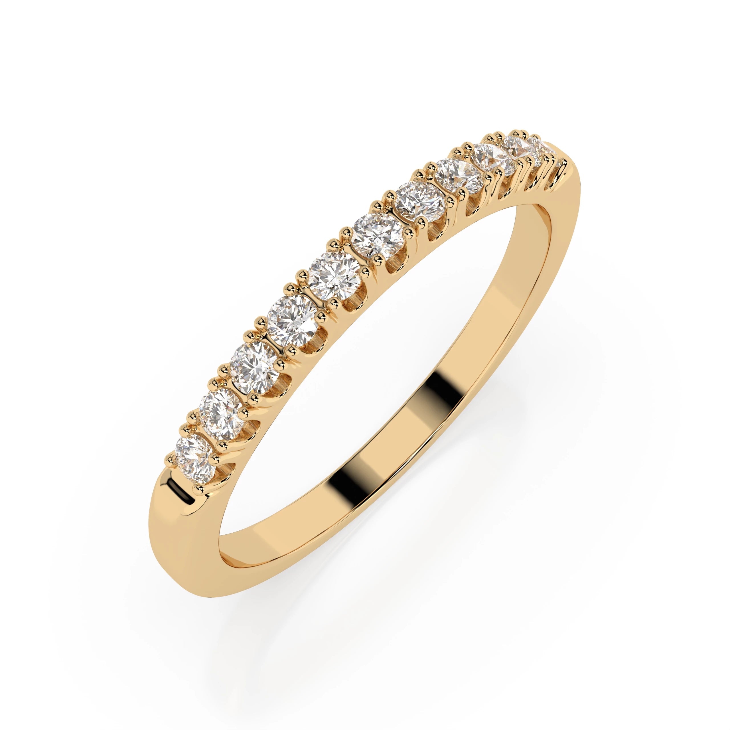 Inel din Aur cu Diamante Rotunde Briliant 0.22 CT
