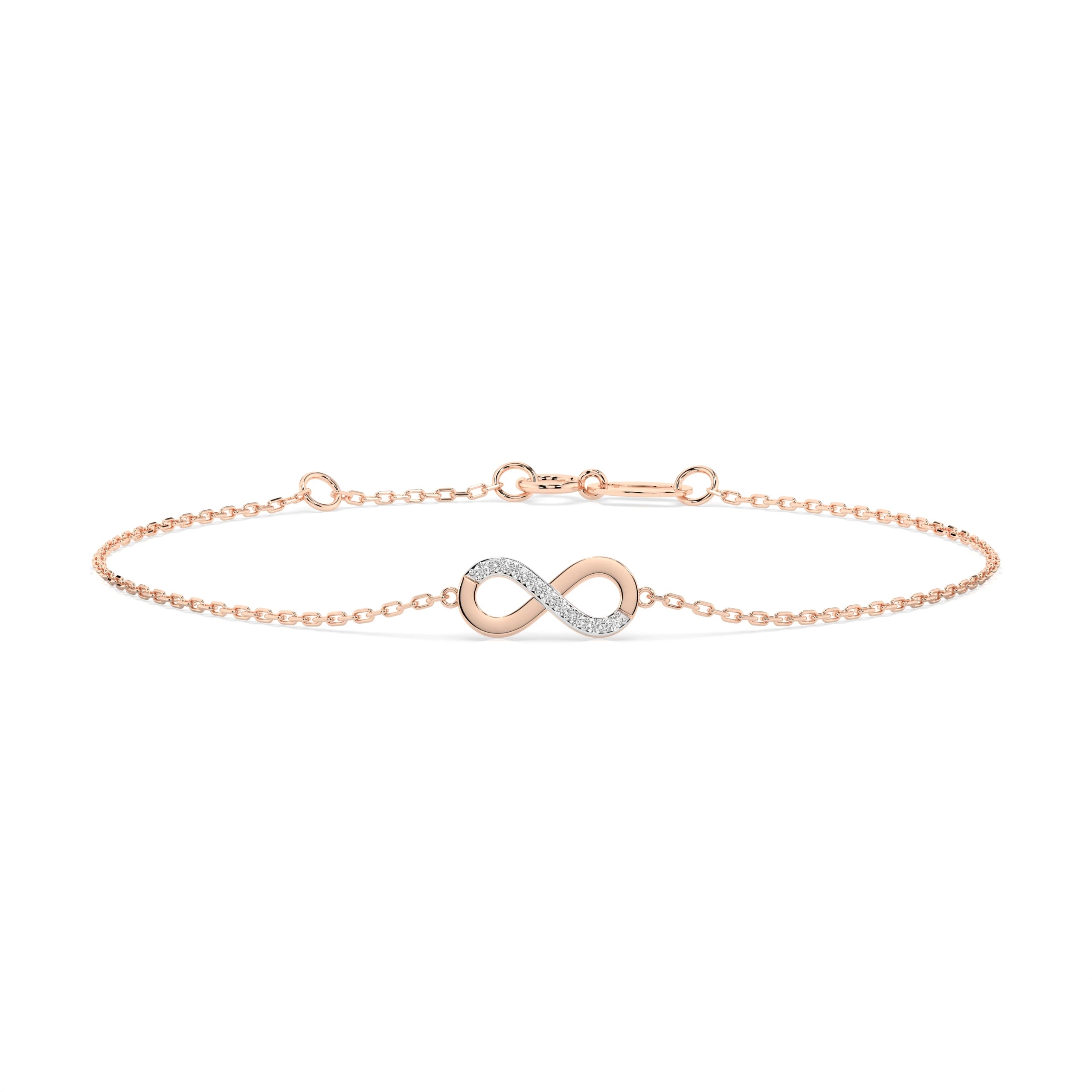 Brățară din Aur cu Diamante Rotunde Briliant 0.05 CT
