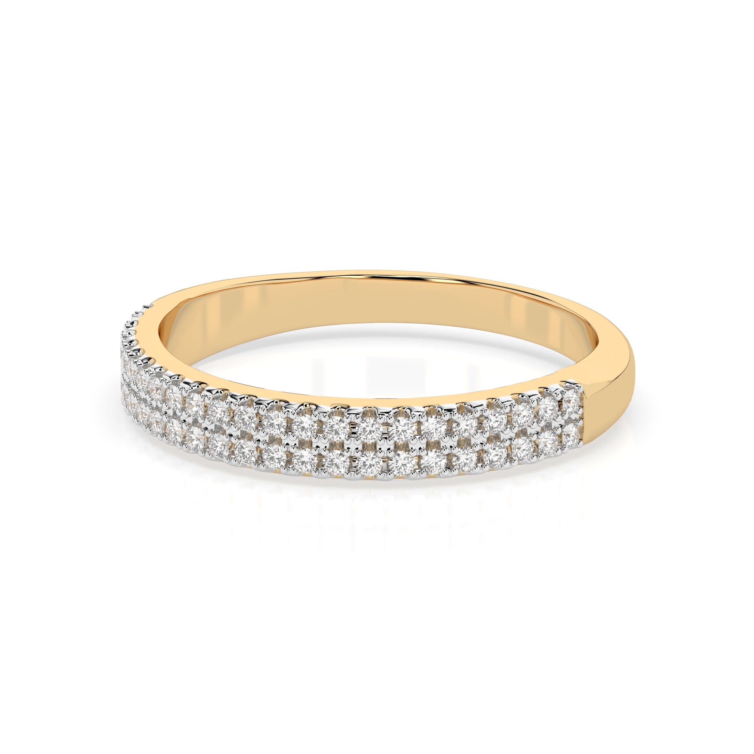 Inel din Aur cu Diamante Rotunde Briliant 0.18 CT