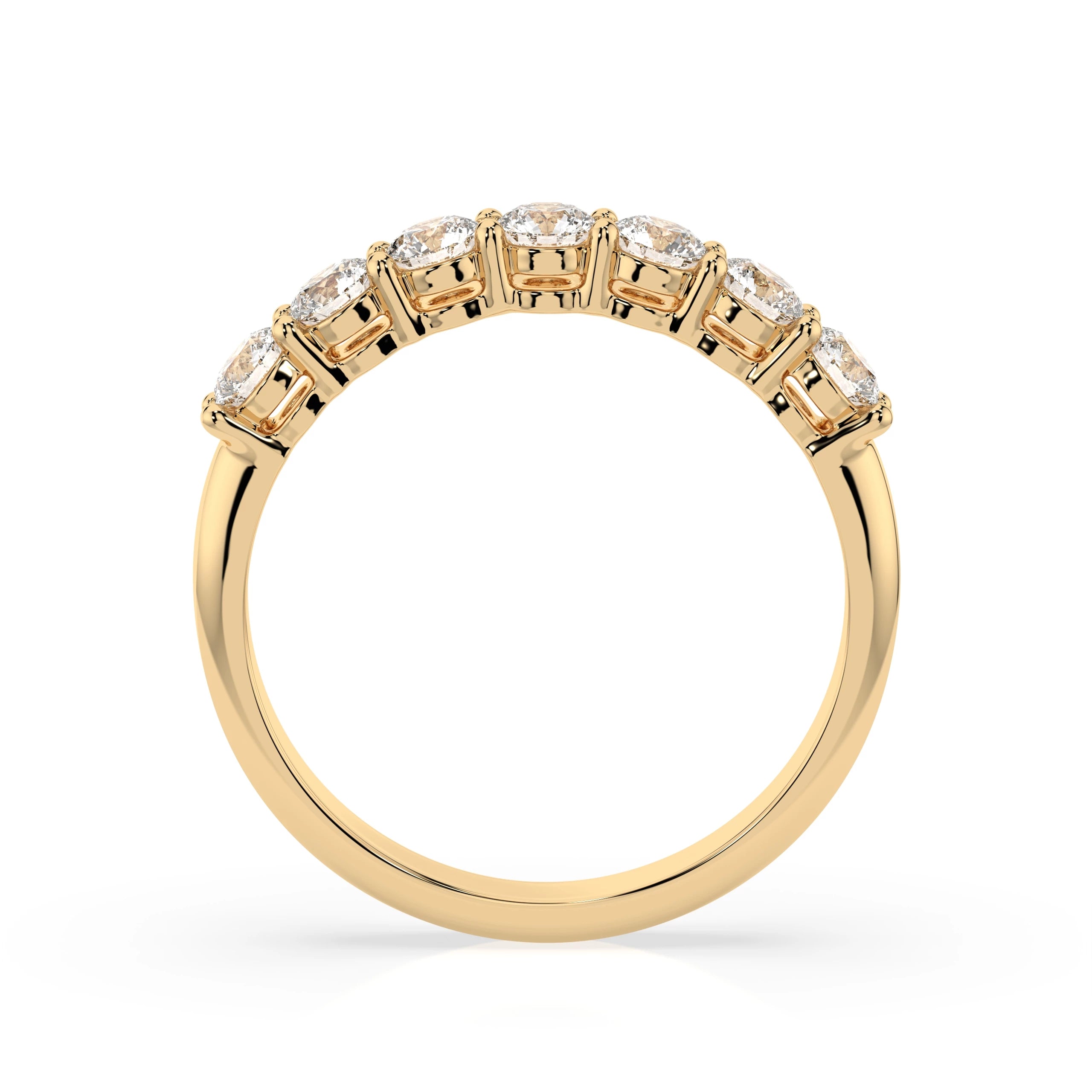 Inel din Aur cu Diamante Rotunde Briliant 0.70 CT