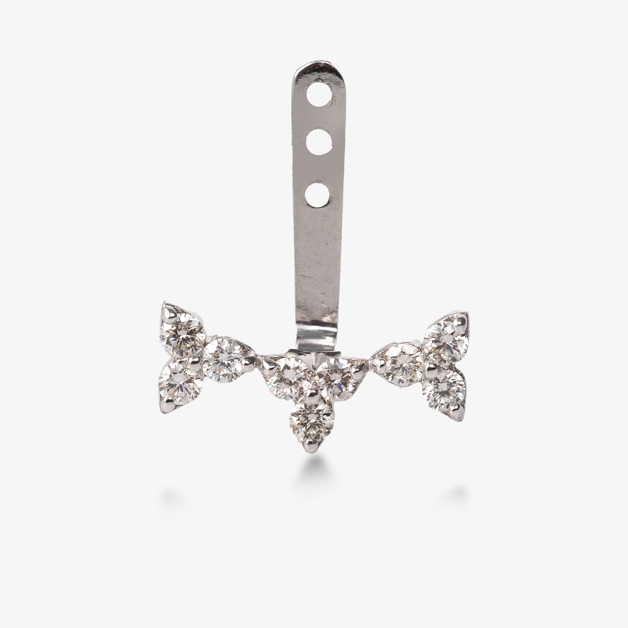 Cercei aur 18k cu diamante 0.68 ct
