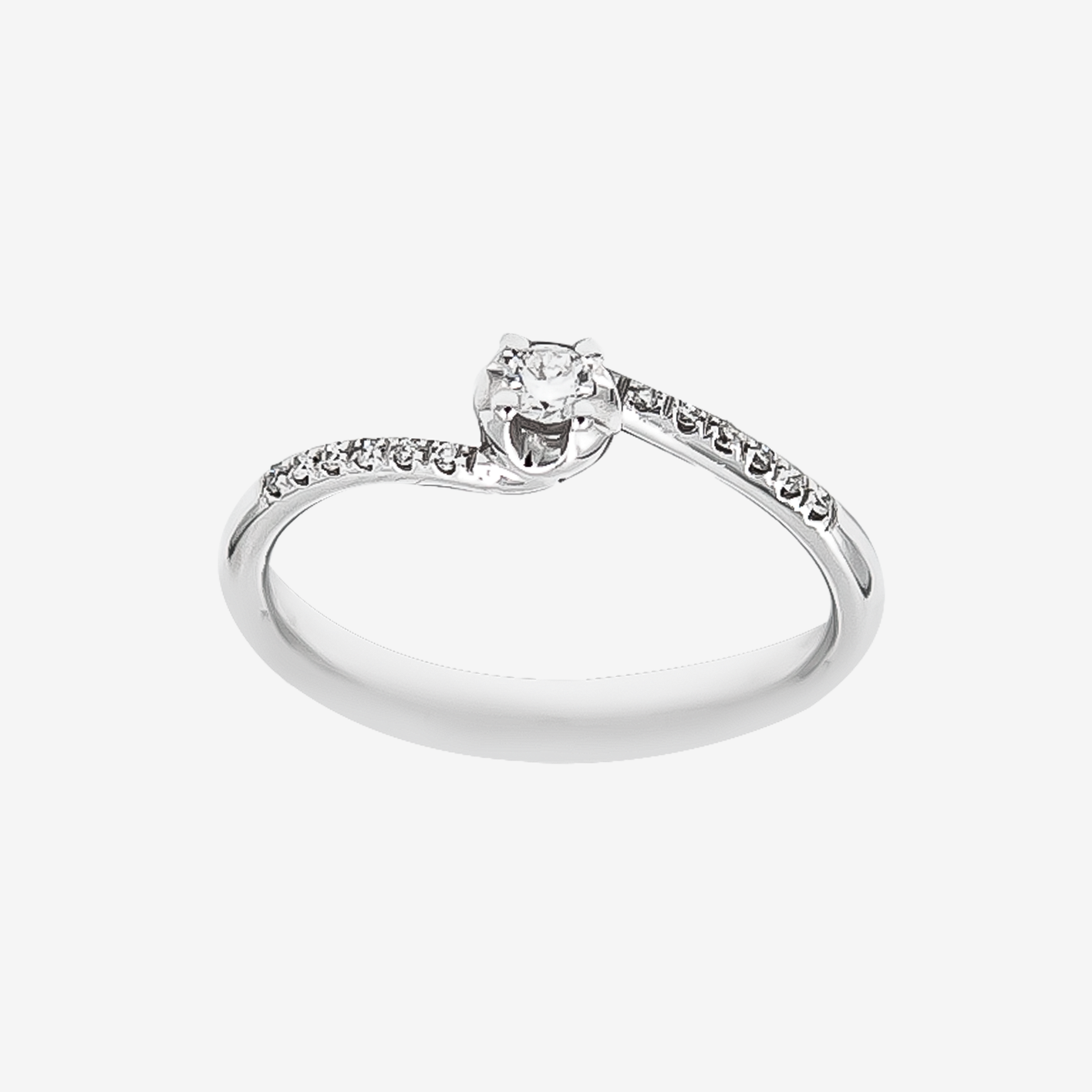 Core Solitaire Ring with Diamond