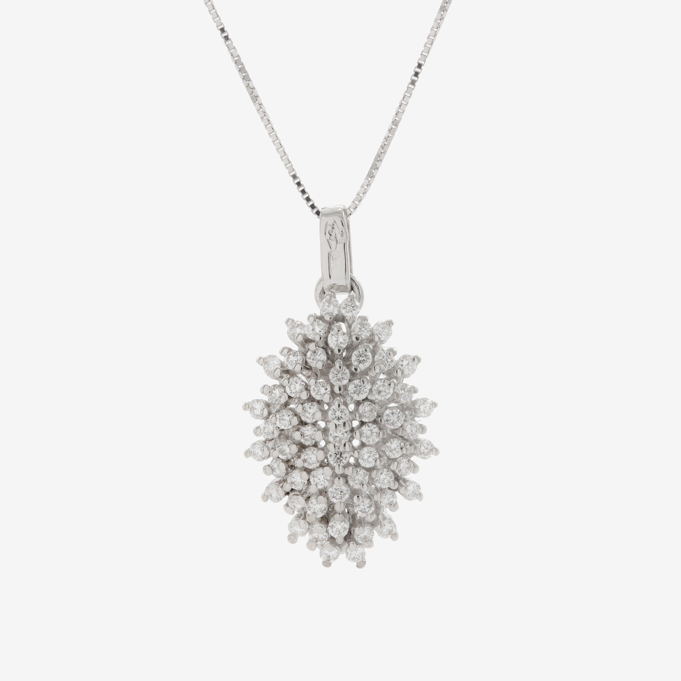 Diamond starburst pendant