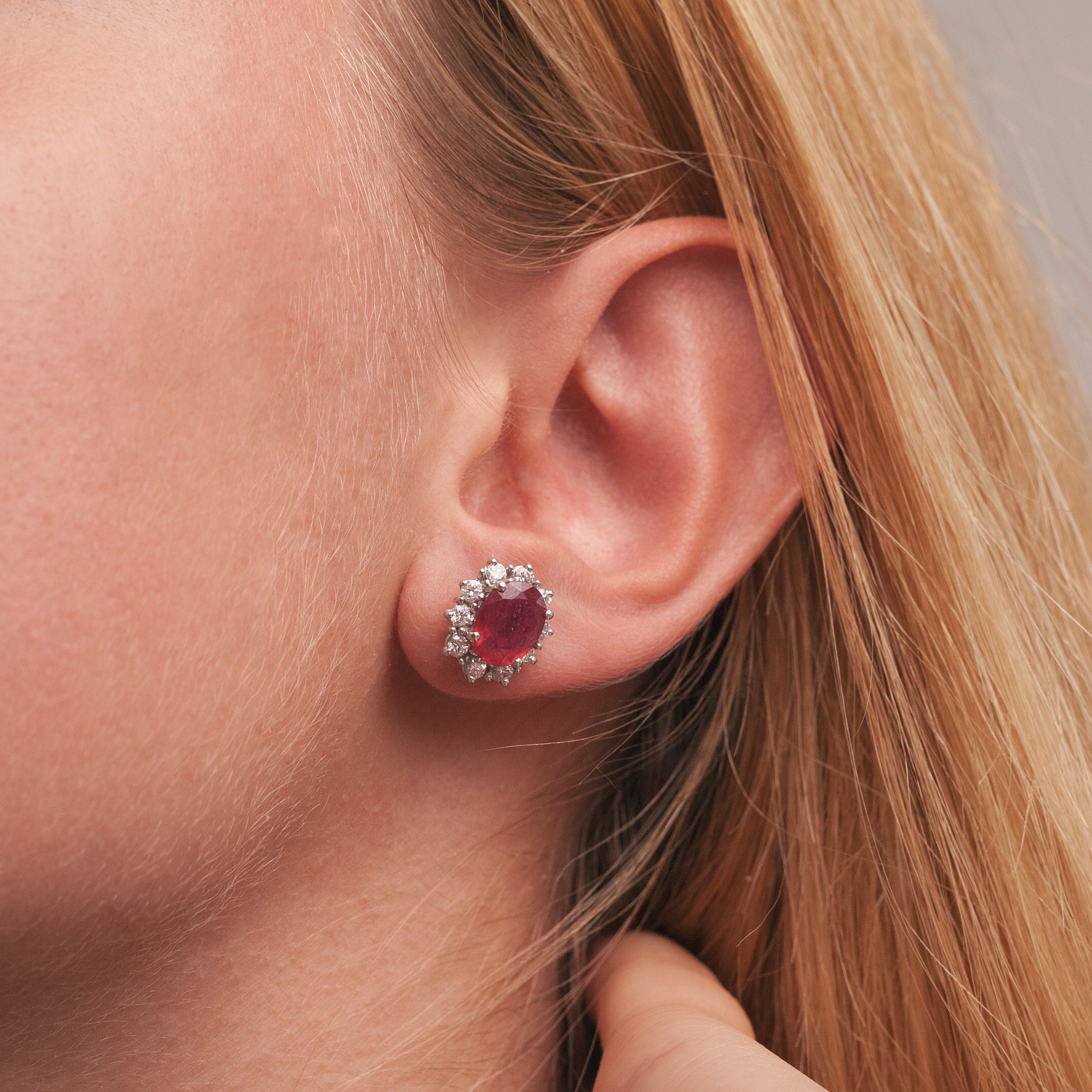 Ruby Sparkle Earrings