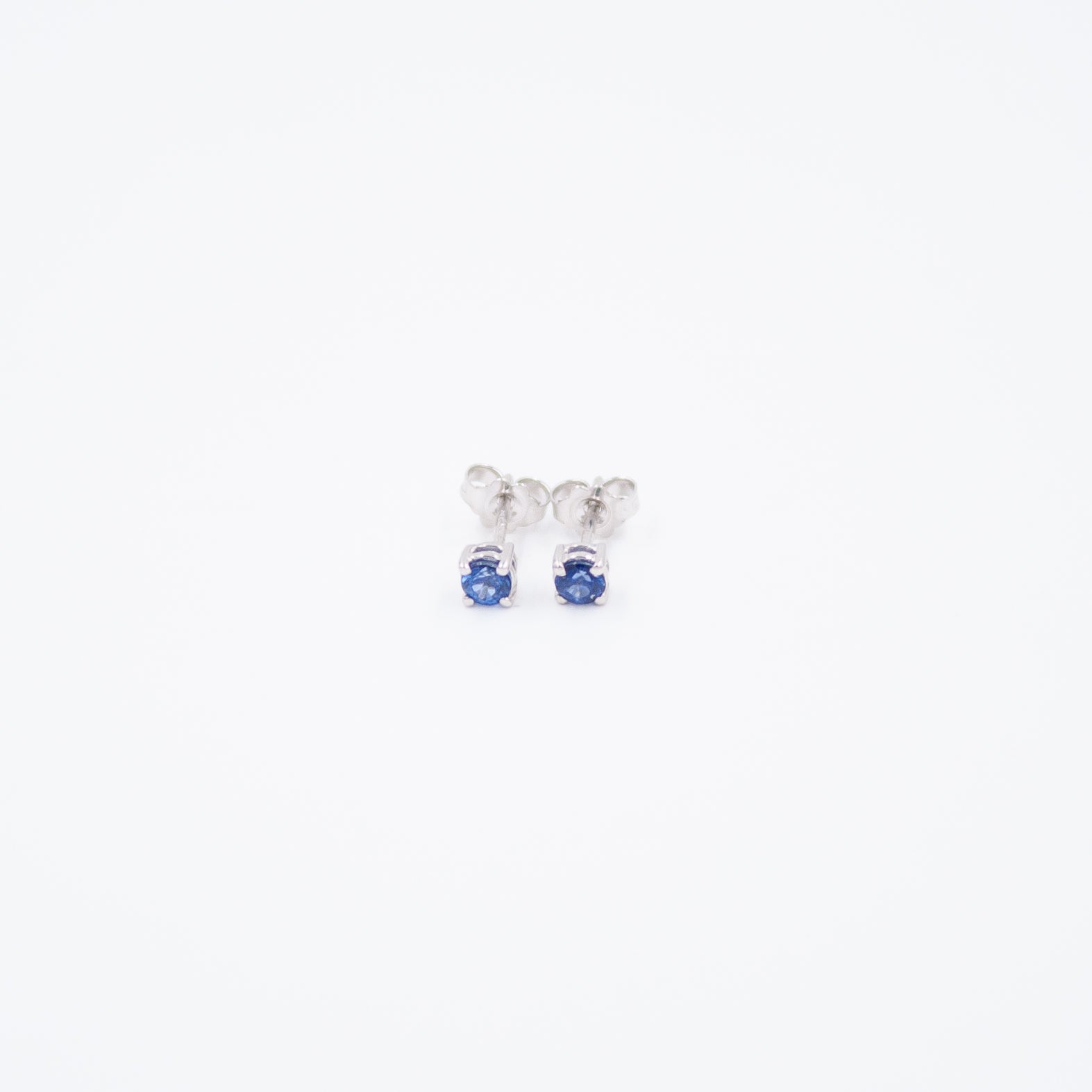 Spotlight Earrings with Sapphire