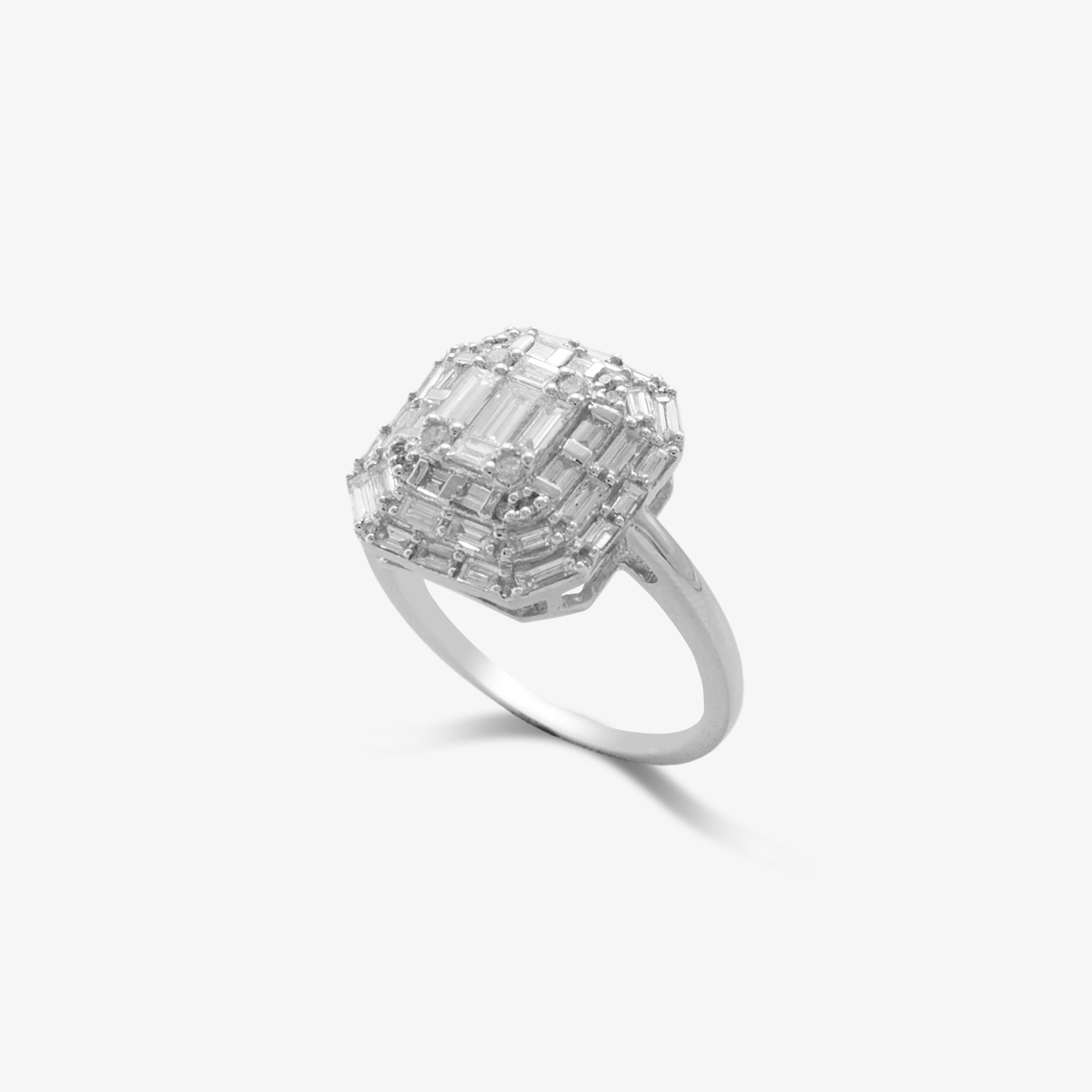 Inel aur 18k cu diamante 1.12 ct