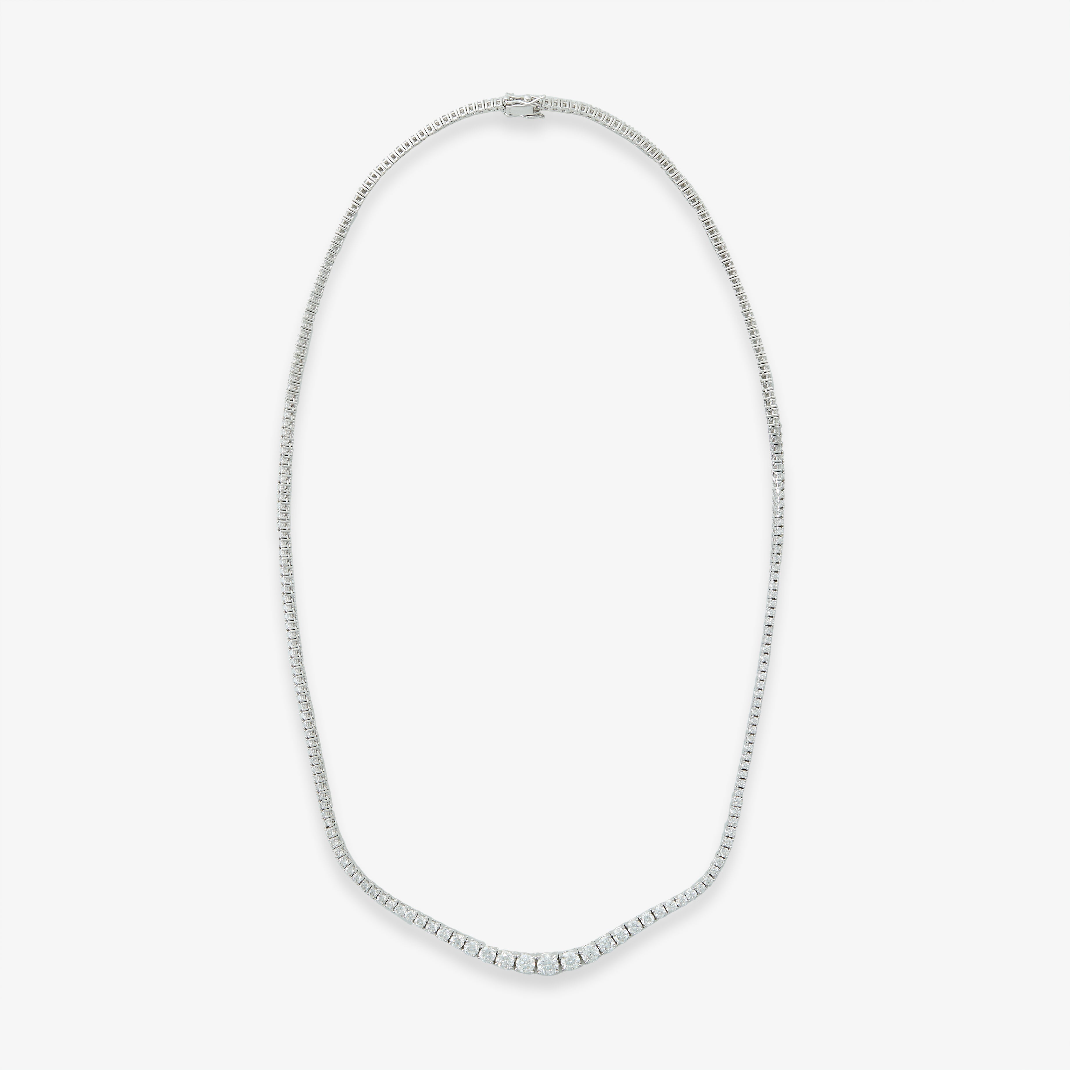 TENNIS NECKLACE WITH DIAMONDS 4.19 CT