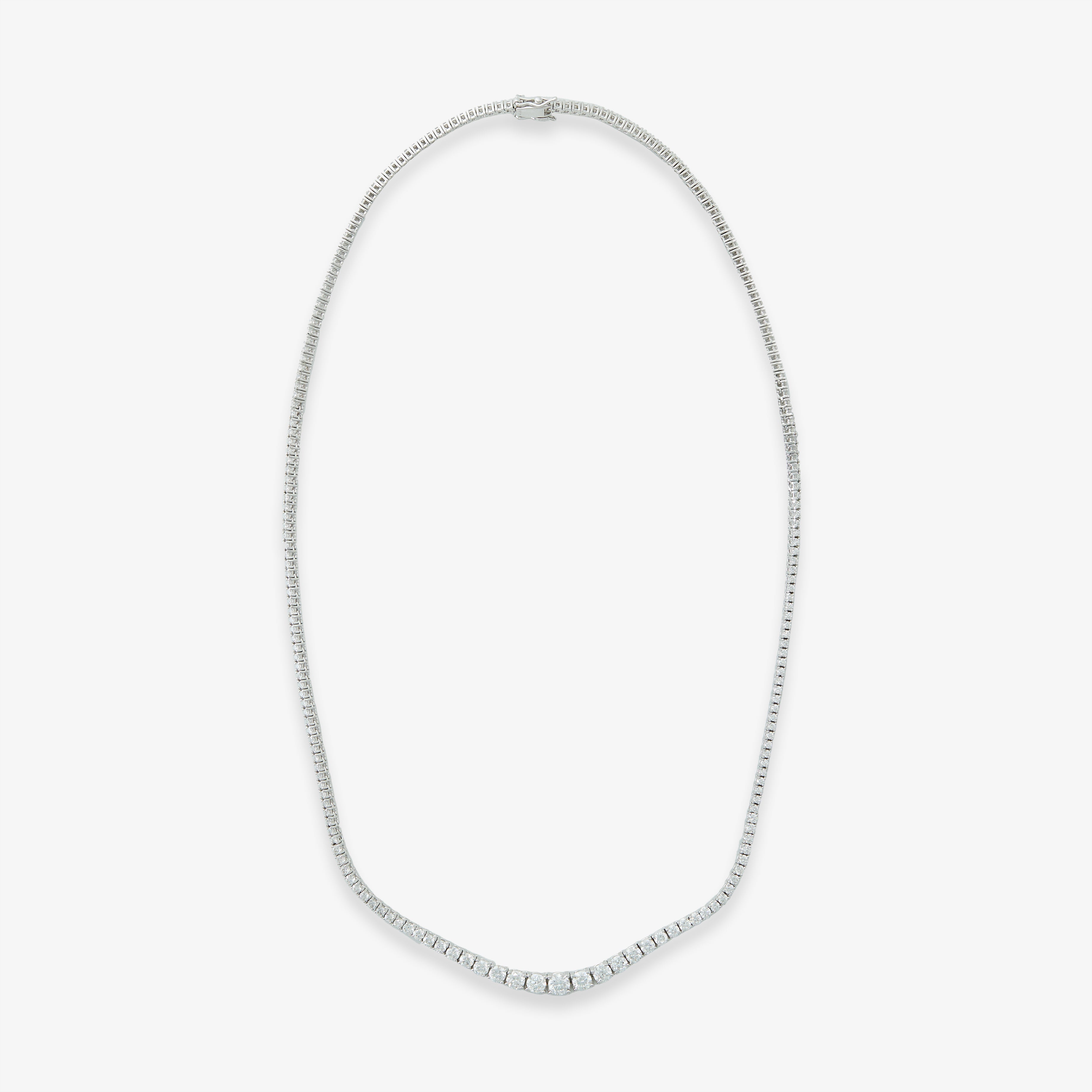 Colier tennis cu diamante 4.19 ct