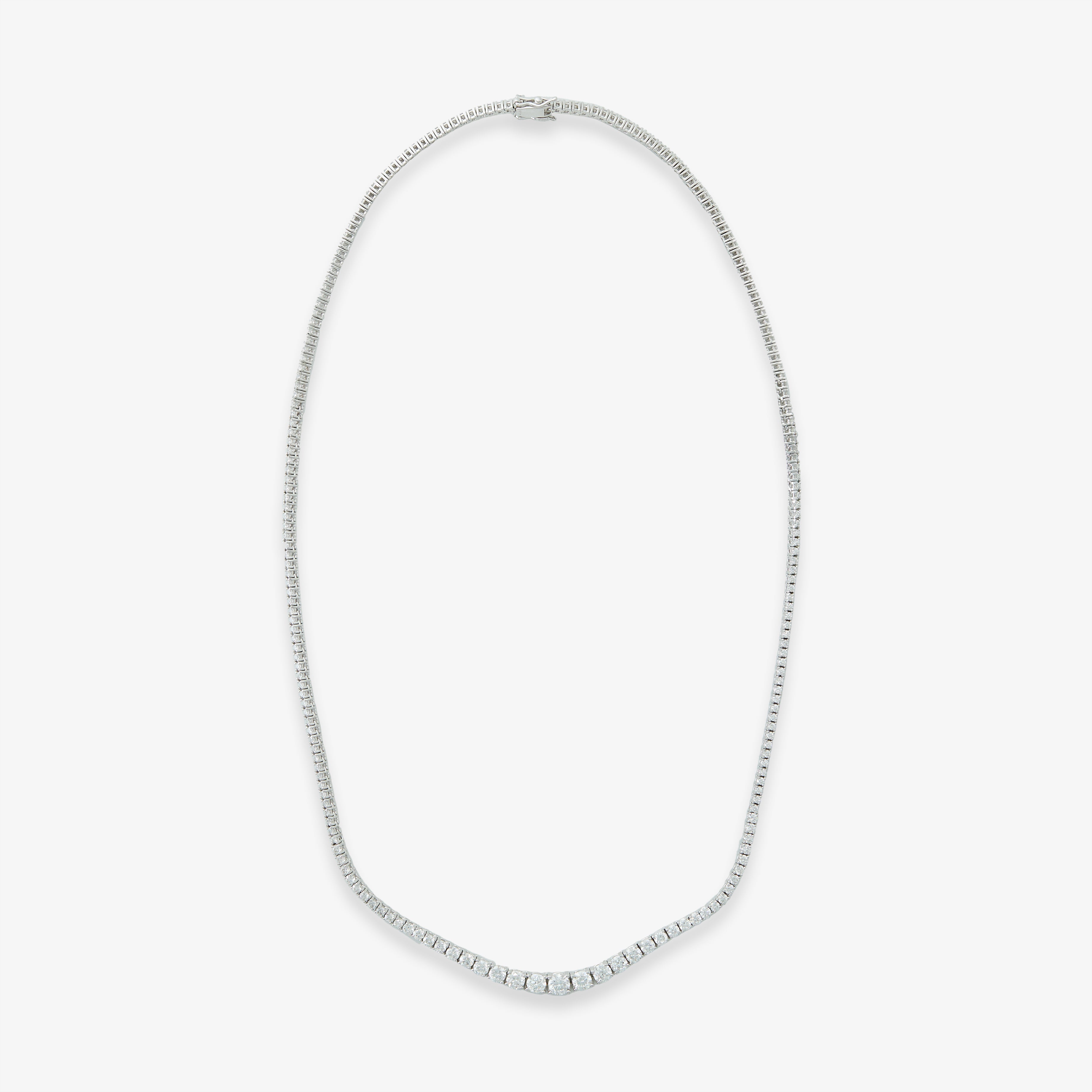 Colier tennis cu diamante 4.16 ct
