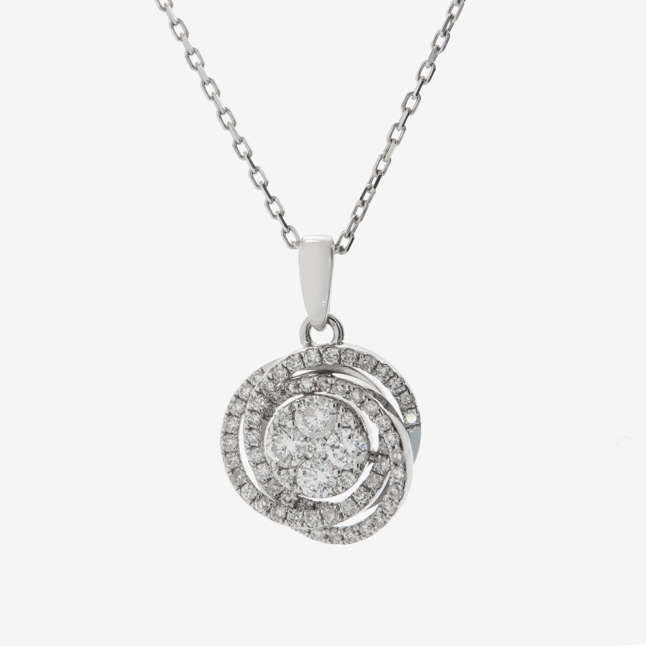 Colier aur 18k cu diamante 0.30 ct