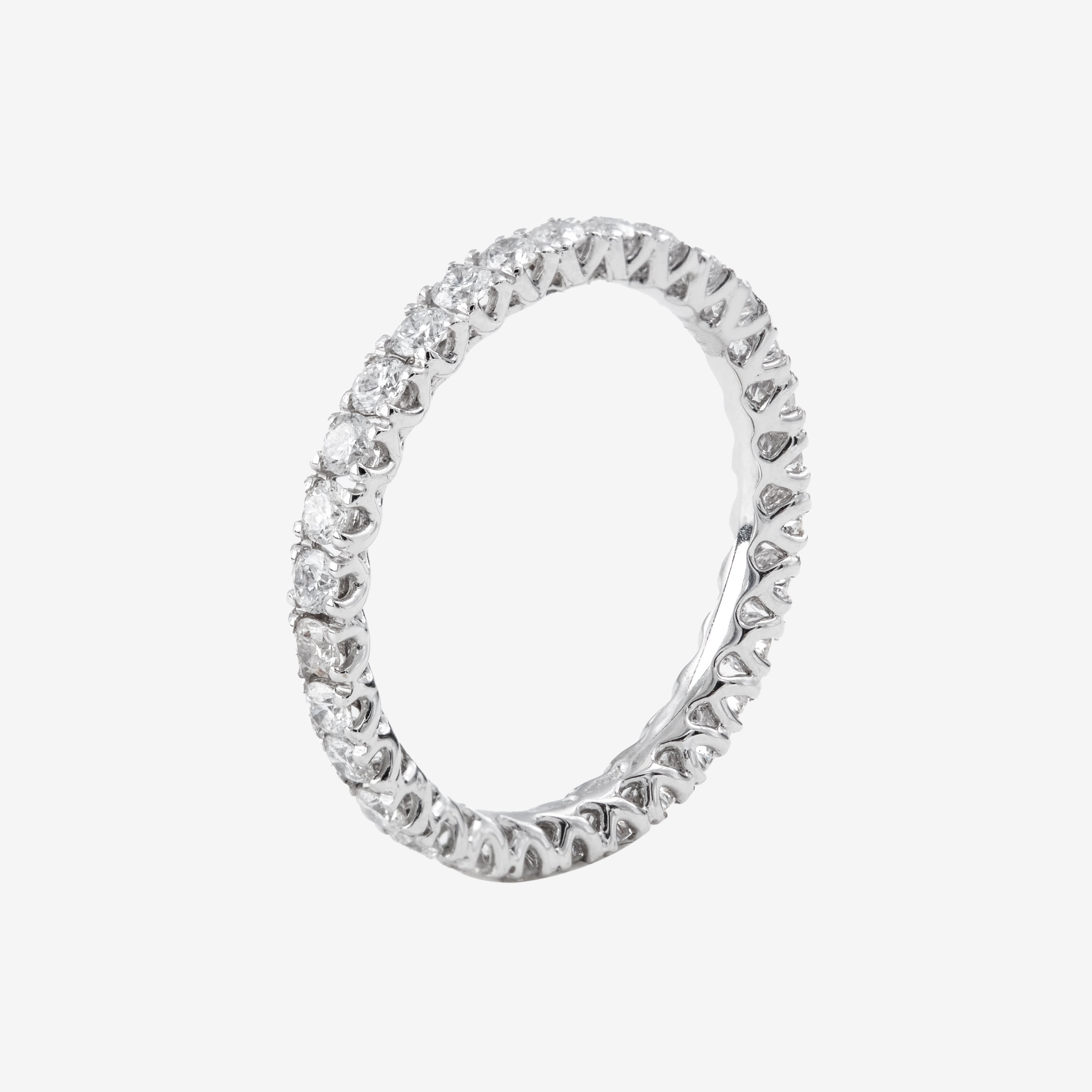 Inel eternity din aur 18k cu diamante 0.7ct