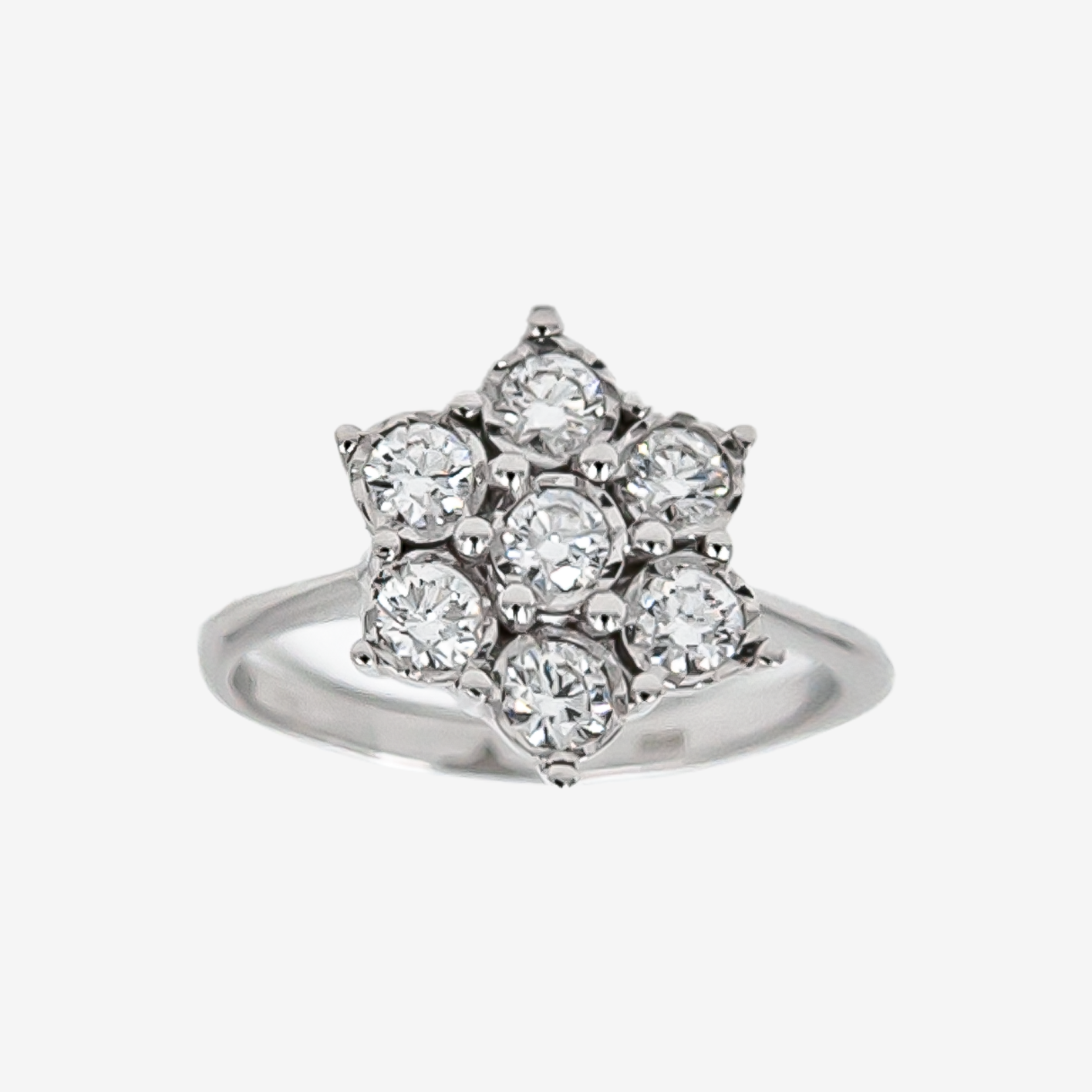 Daffodil Ring with Diamonds