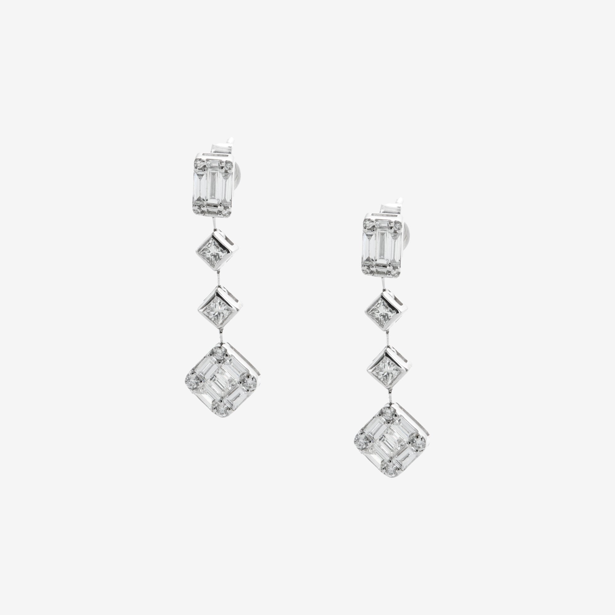 ZHIN EARRINGS WITH DIAMONDS