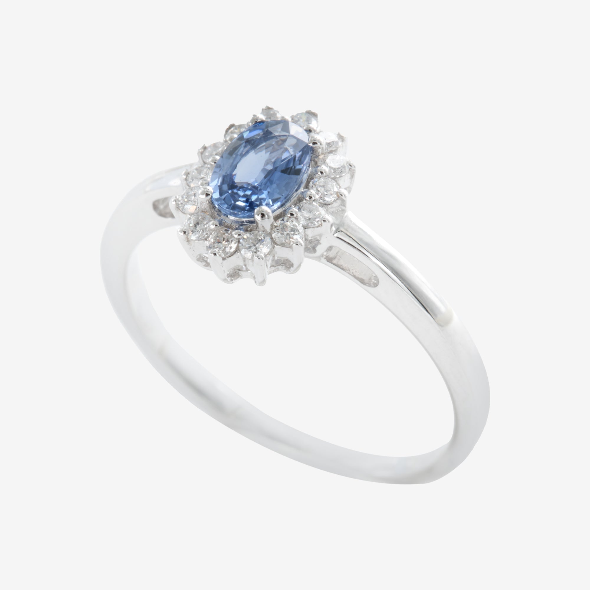 TIA RING WITH SAPPHIRE AND DIAMONDS