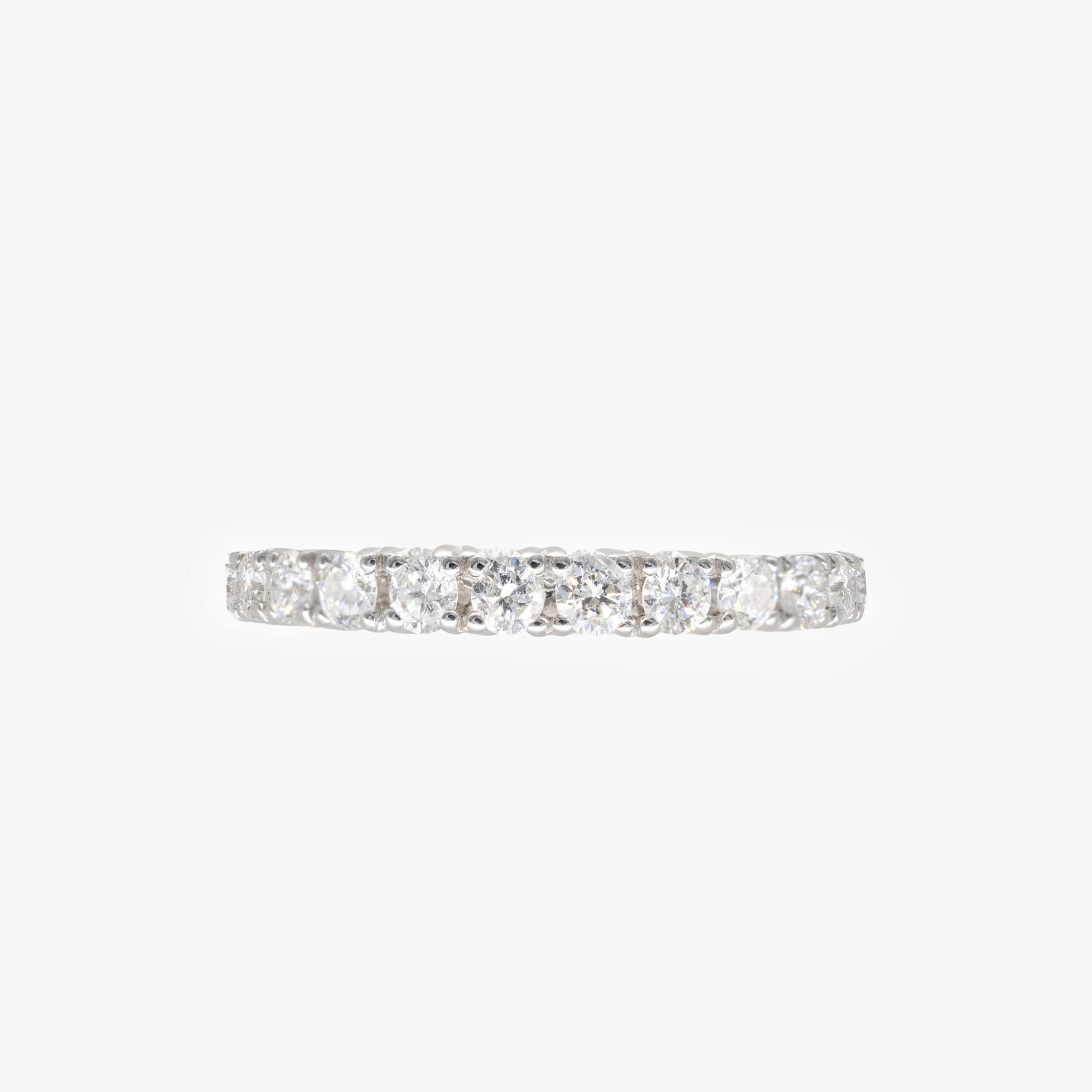 White Gold Eternity Ring with White Diamonds 2ct