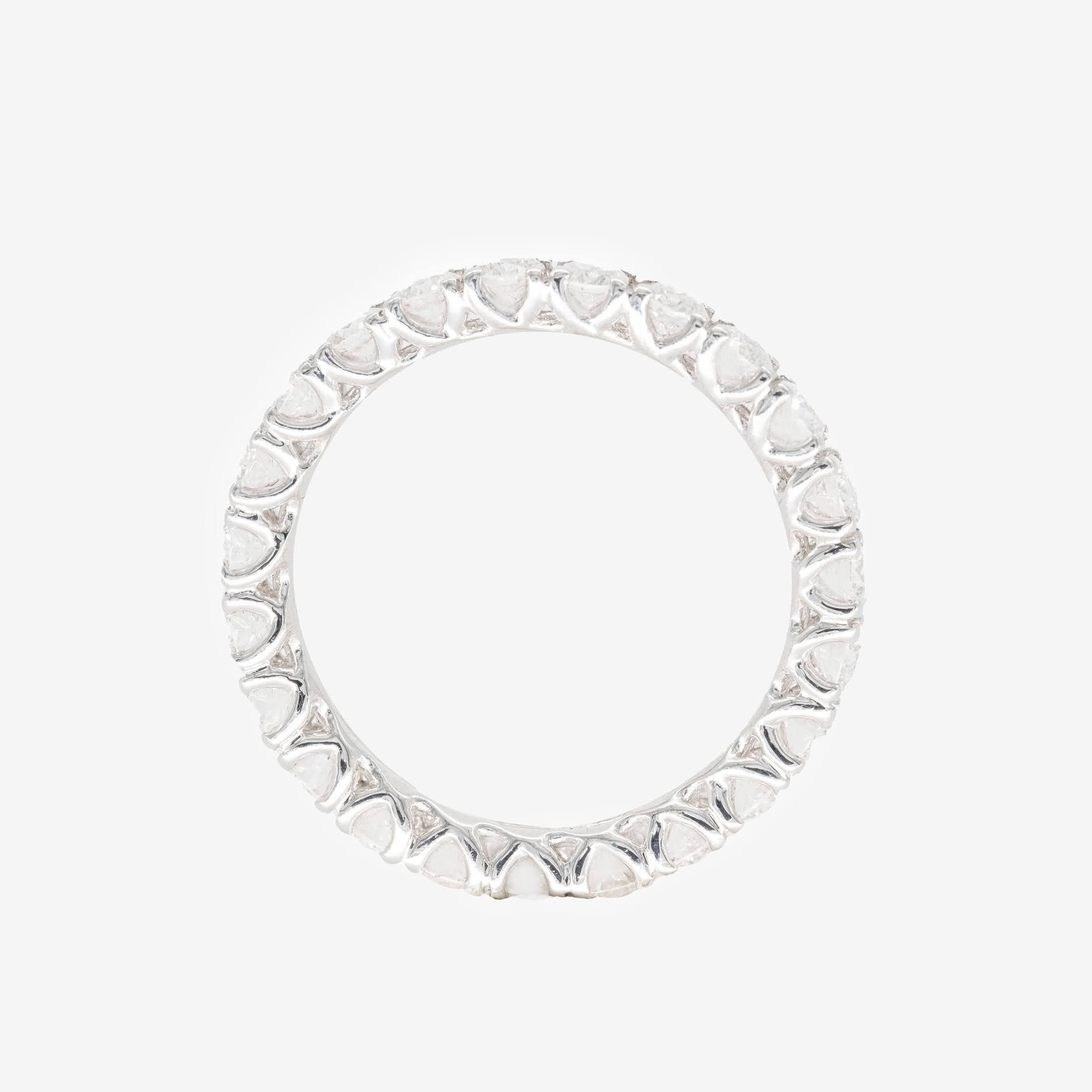 Inel eternity din aur 18k cu diamante 2.00 ct